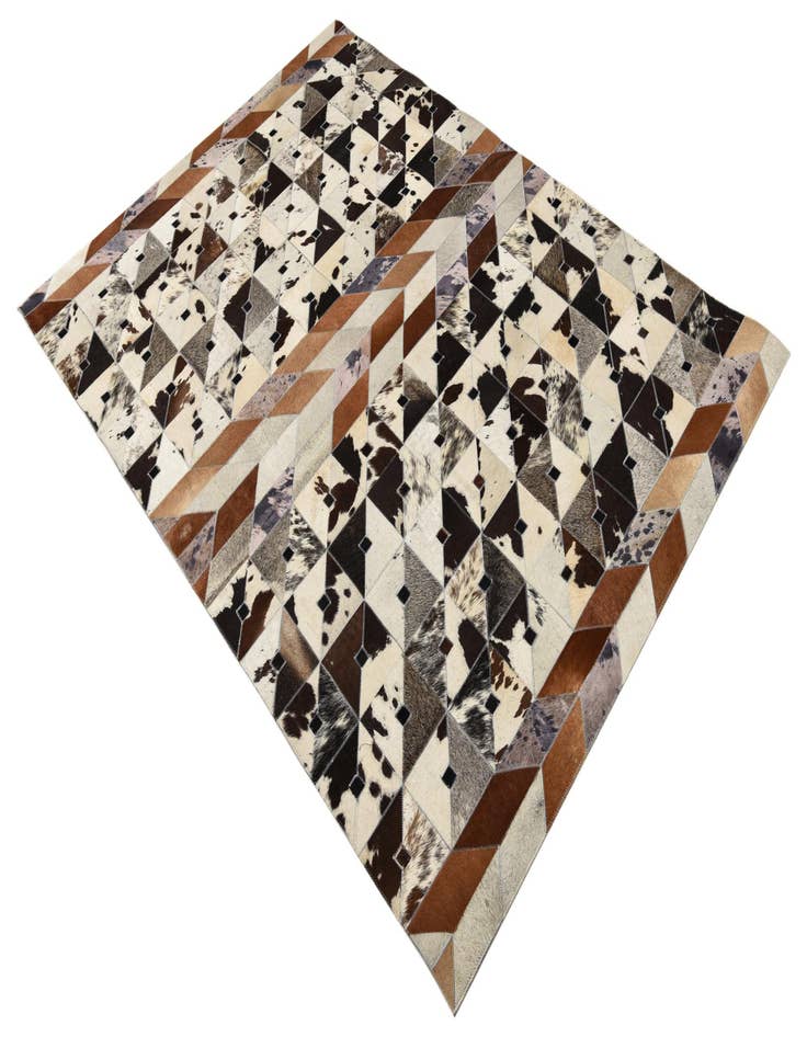 Detail image of 4' 8 x 6' 5 Cowhide Rug