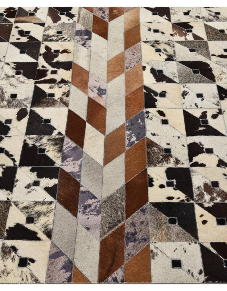 Detail image of 4' 8 x 6' 5 Cowhide Rug