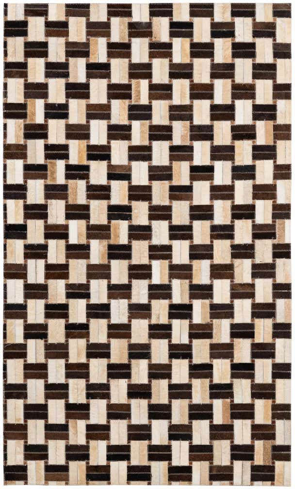 3' x 4' 11 Cowhide - Patchwork Rug