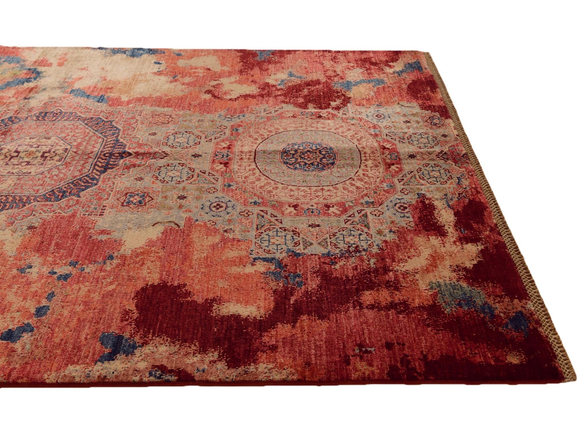 5' 10 x 8' Hand Knotted Mamluk Ziegler Rug