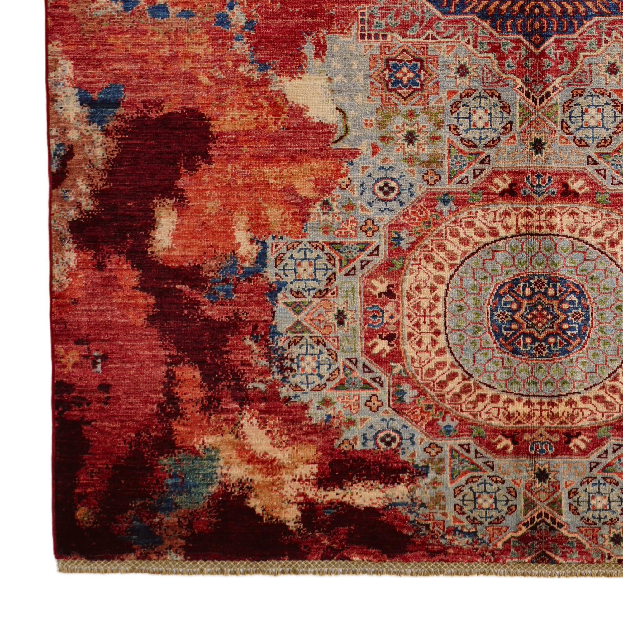 5' 10 x 8' Hand Knotted Mamluk Ziegler Rug