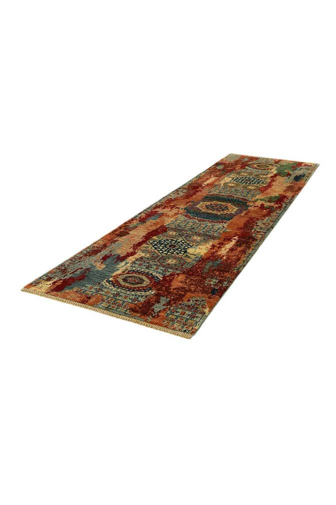 2' 10 x 9' 11 Hand Knotted Mamluk Ziegler Runner Rug