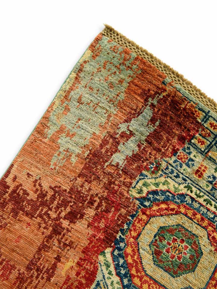 2' 10 x 9' 11 Hand Knotted Mamluk Ziegler Runner Rug