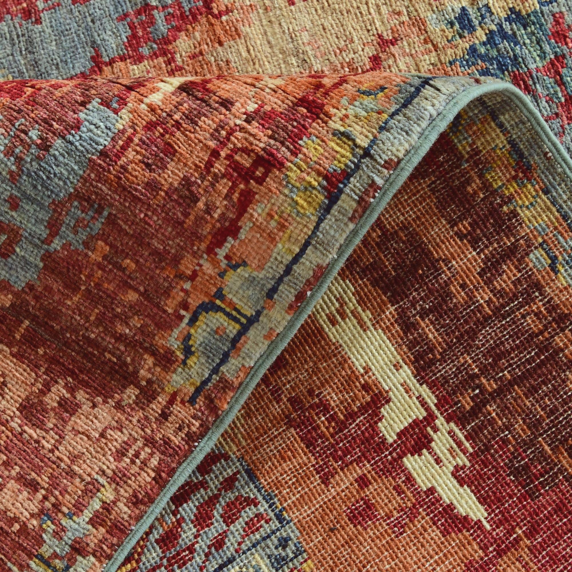 2' 10 x 9' 11 Hand Knotted Mamluk Ziegler Runner Rug