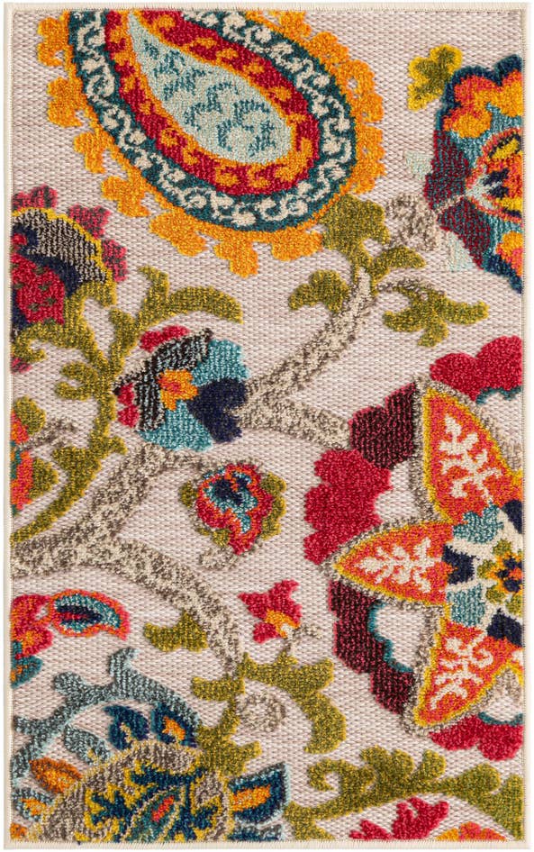 Detail image of 2' x 3' Easy-Clean Casablanca Indoor / Outdoor Rug