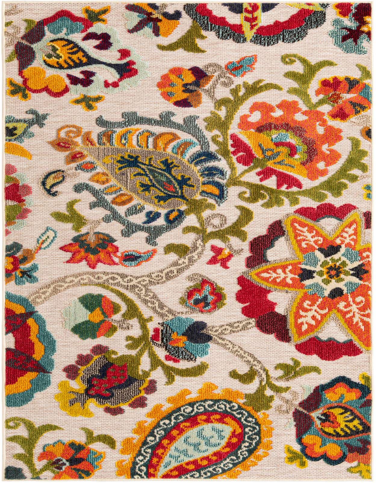 4' x 6' Easy-Clean Casablanca Indoor / Outdoor Rug