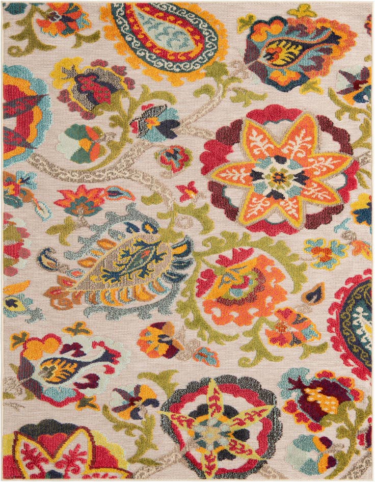 Detail image of 5' x 7' Easy-Clean Casablanca Indoor / Outdoor Rug