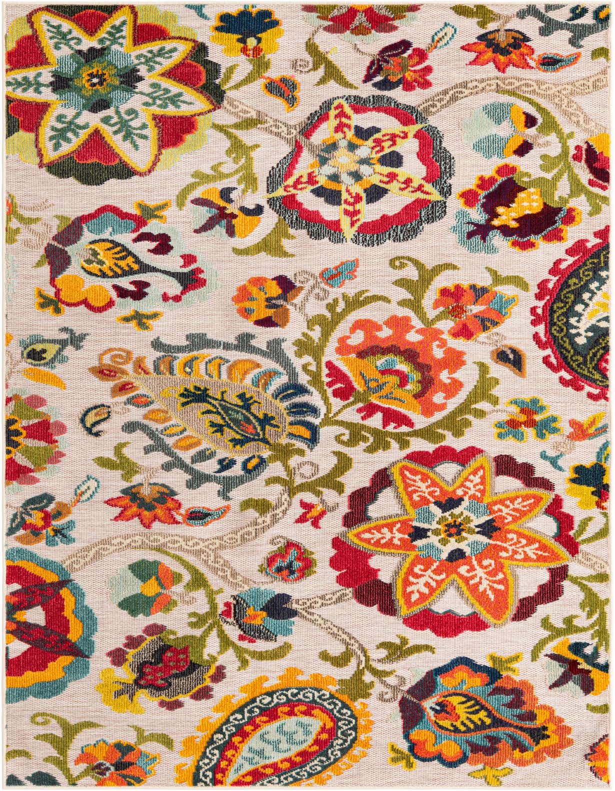 5' 3 x 8' Easy-Clean Casablanca Indoor / Outdoor Rug