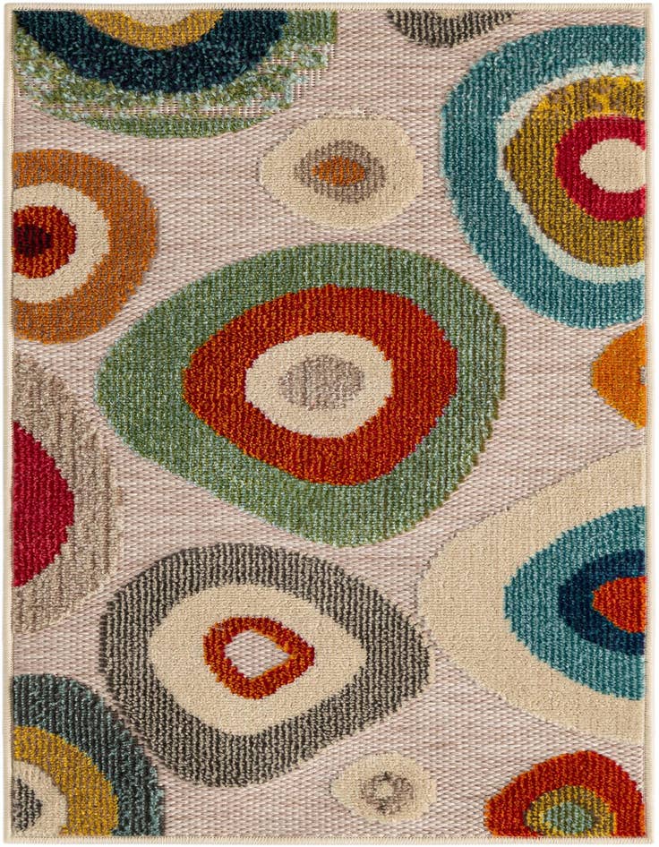 Detail image of 2' x 3' Easy-Clean Casablanca Indoor / Outdoor Rug