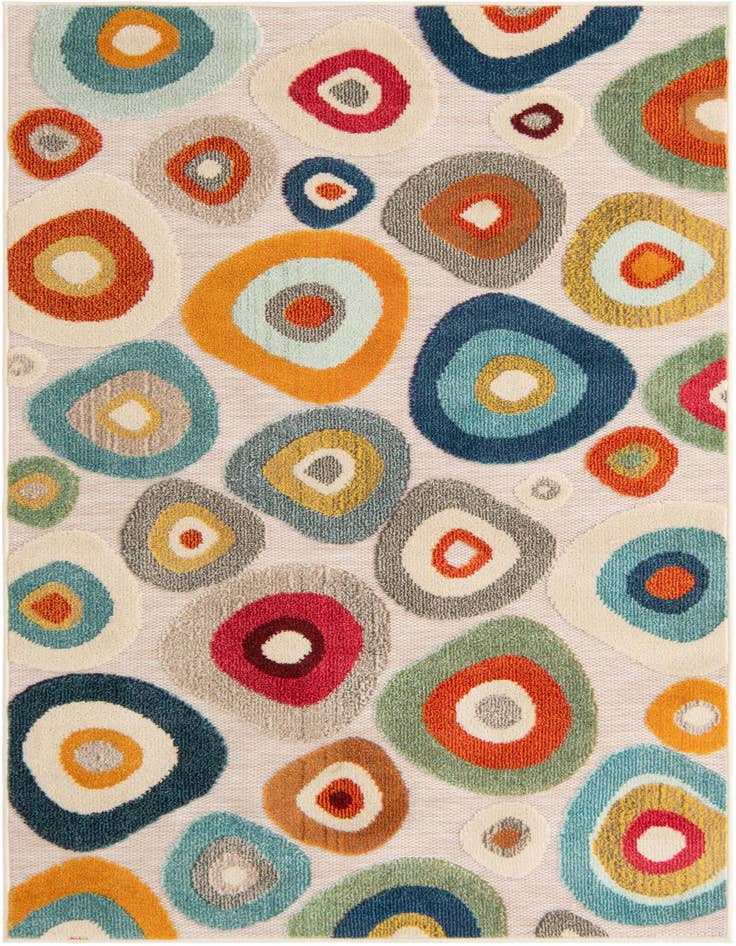 Detail image of 4' x 6' Easy-Clean Casablanca Indoor / Outdoor Rug