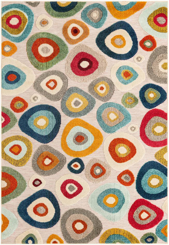 Detail image of 5' x 7' Easy-Clean Casablanca Indoor / Outdoor Rug