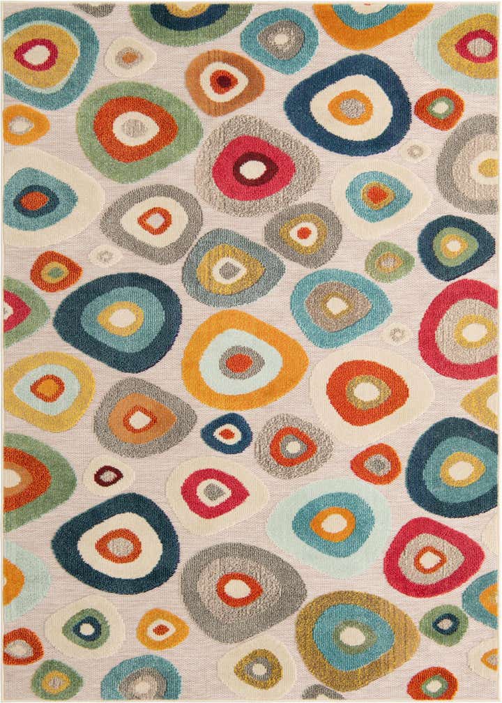 5' 3 x 8' Easy-Clean Casablanca Indoor / Outdoor Rug
