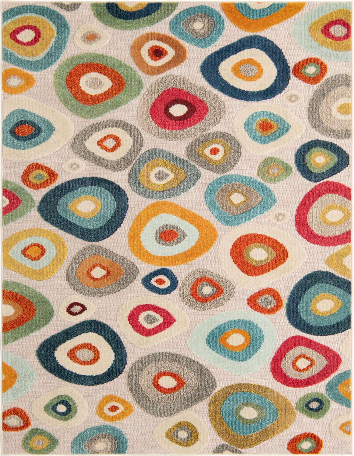 5' 3 x 8' Easy-Clean Casablanca Indoor / Outdoor Rug