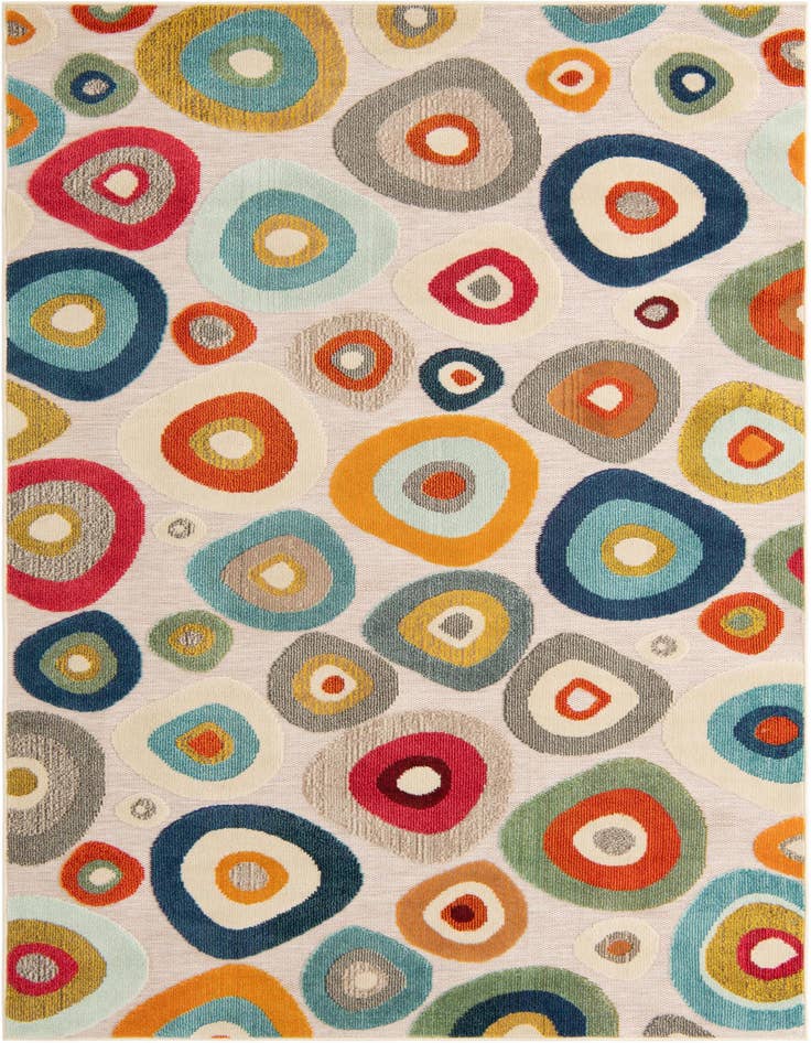 Detail image of 6' x 9' Easy-Clean Casablanca Indoor / Outdoor Rug