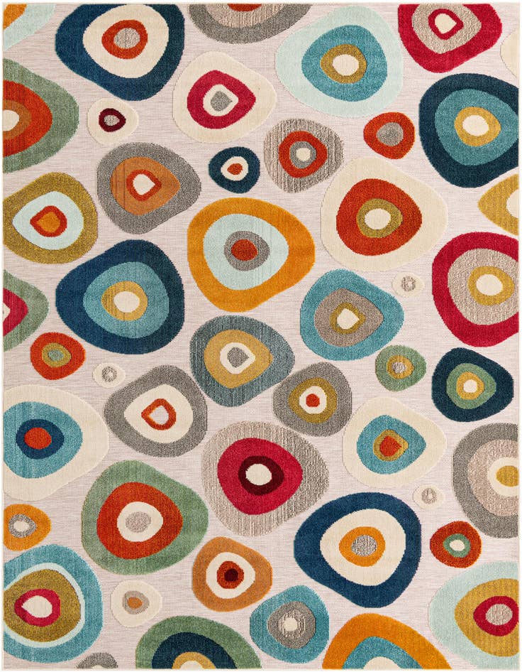 Detail image of 7' 10 x 10' Easy-Clean Casablanca Indoor / Outdoor Rug