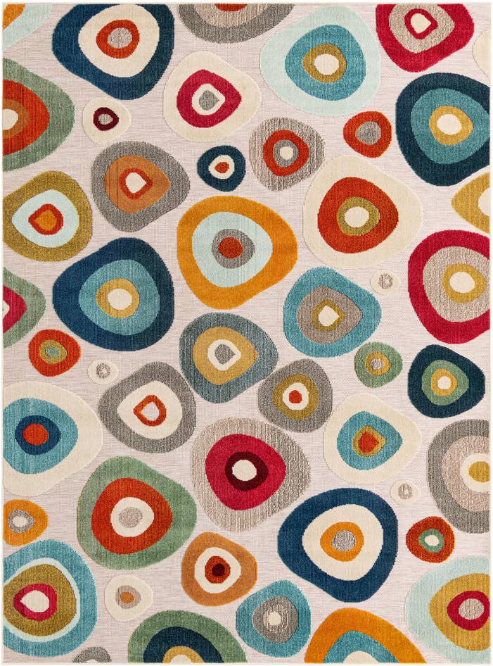 Detail image of 7' 10 x 10' Easy-Clean Casablanca Indoor / Outdoor Rug
