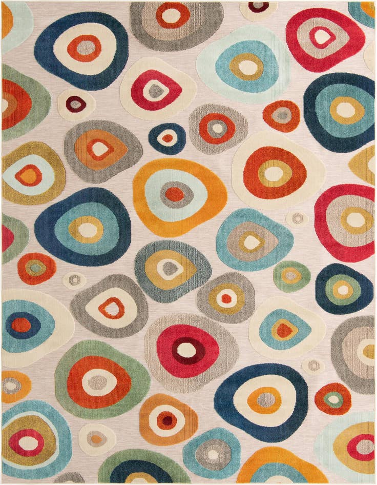 Detail image of 9' x 12' Easy-Clean Casablanca Indoor / Outdoor Rug