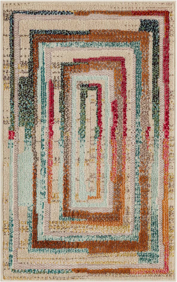 Detail image of 2' x 3' Easy-Clean Casablanca Indoor / Outdoor Rug