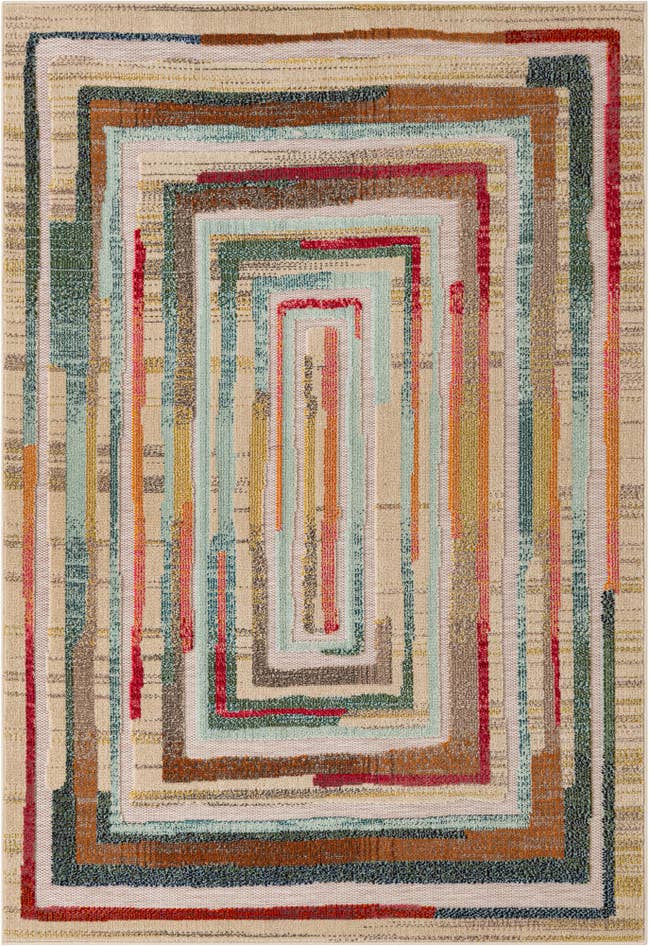 Detail image of 5' x 7' Easy-Clean Casablanca Indoor / Outdoor Rug