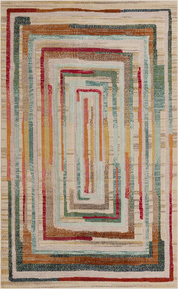 Detail image of 5' 3 x 8' Easy-Clean Casablanca Indoor / Outdoor Rug