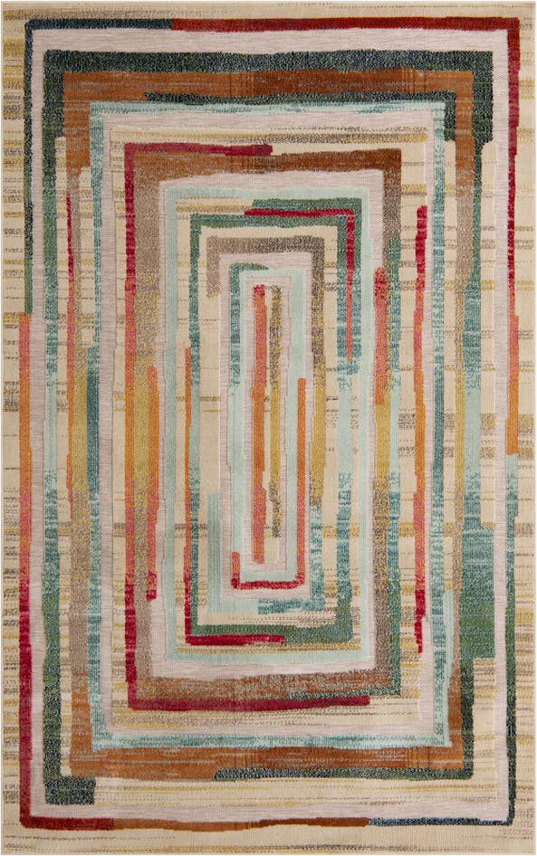 Detail image of 6' x 9' Easy-Clean Casablanca Indoor / Outdoor Rug