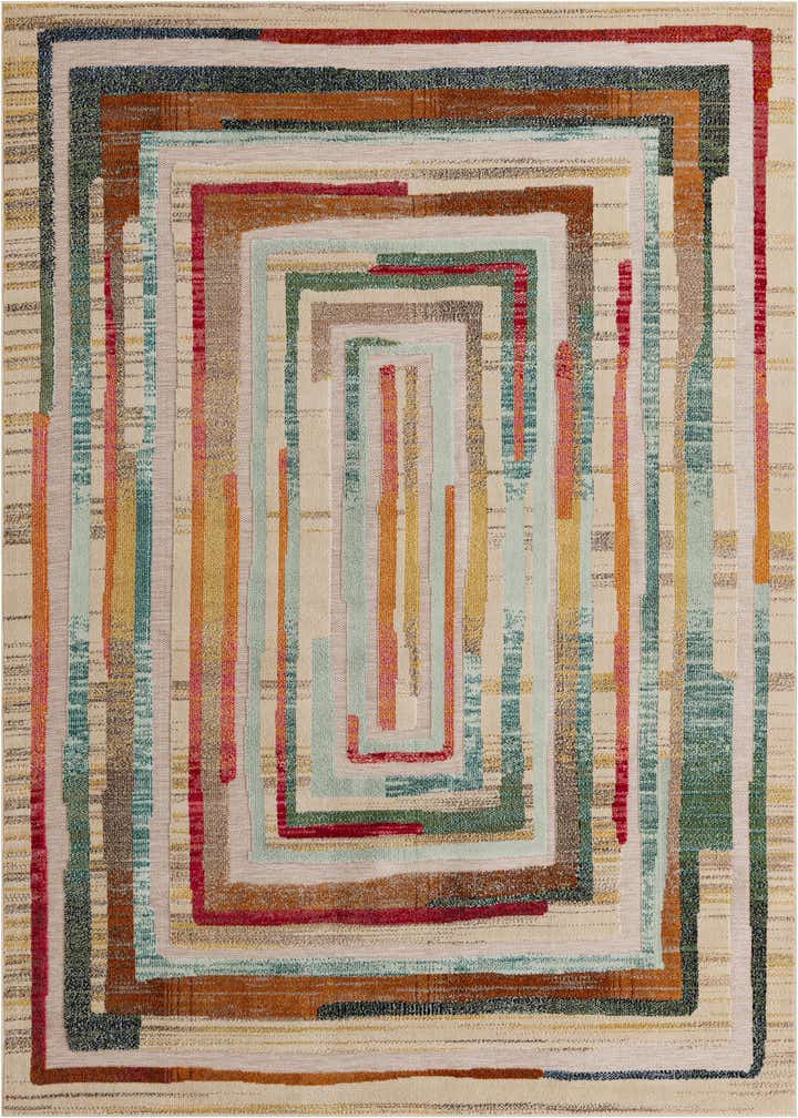 7' 10 x 10' Easy-Clean Casablanca Indoor / Outdoor Rug