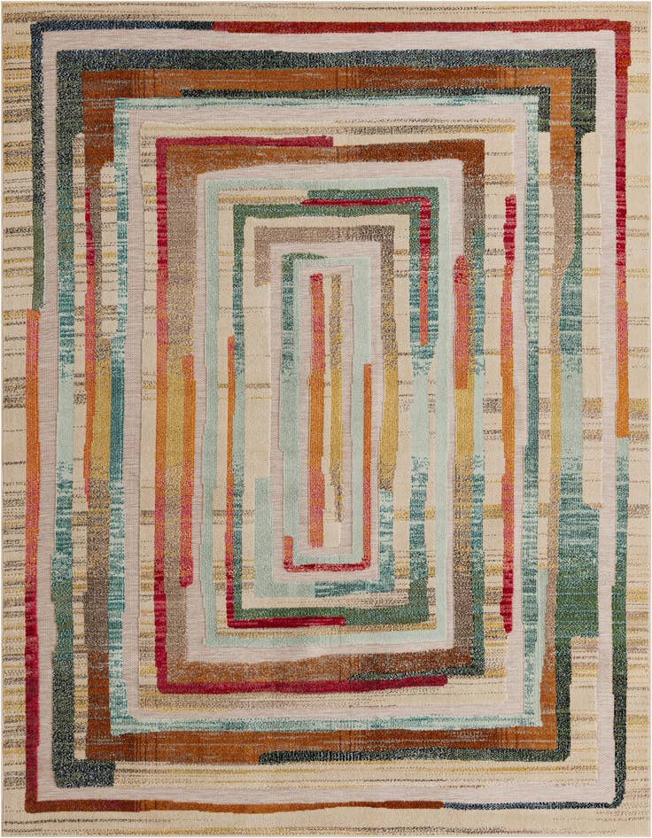 Detail image of 7' 10 x 10' Easy-Clean Casablanca Indoor / Outdoor Rug