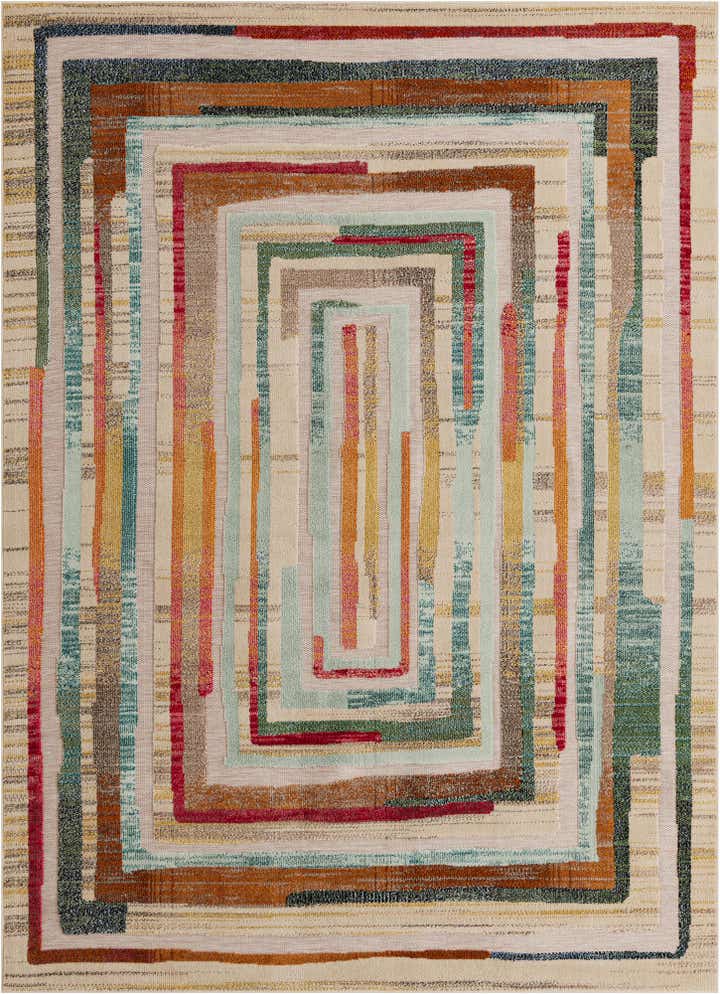 7' 10 x 10' Easy-Clean Casablanca Indoor / Outdoor Rug