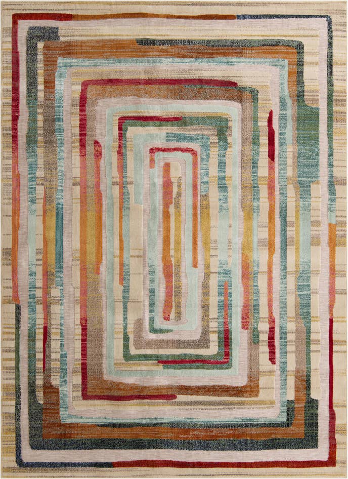 Detail image of 9' x 12' Easy-Clean Casablanca Indoor / Outdoor Rug