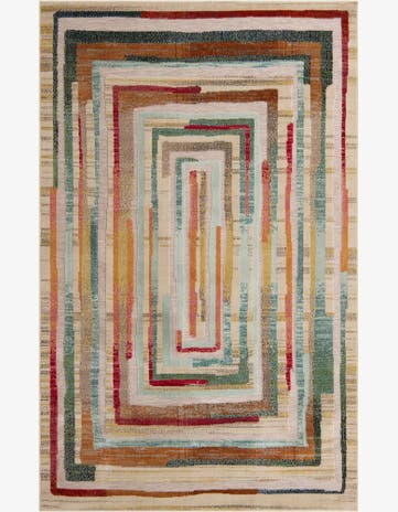 6' x 9' Easy-Clean Casablanca Indoor / Outdoor Rug