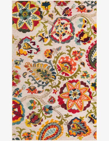 5' 3 x 8' Easy-Clean Casablanca Indoor / Outdoor Rug