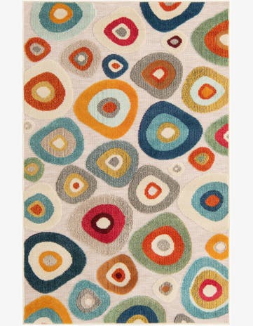 4' x 6' Easy-Clean Casablanca Indoor / Outdoor Rug