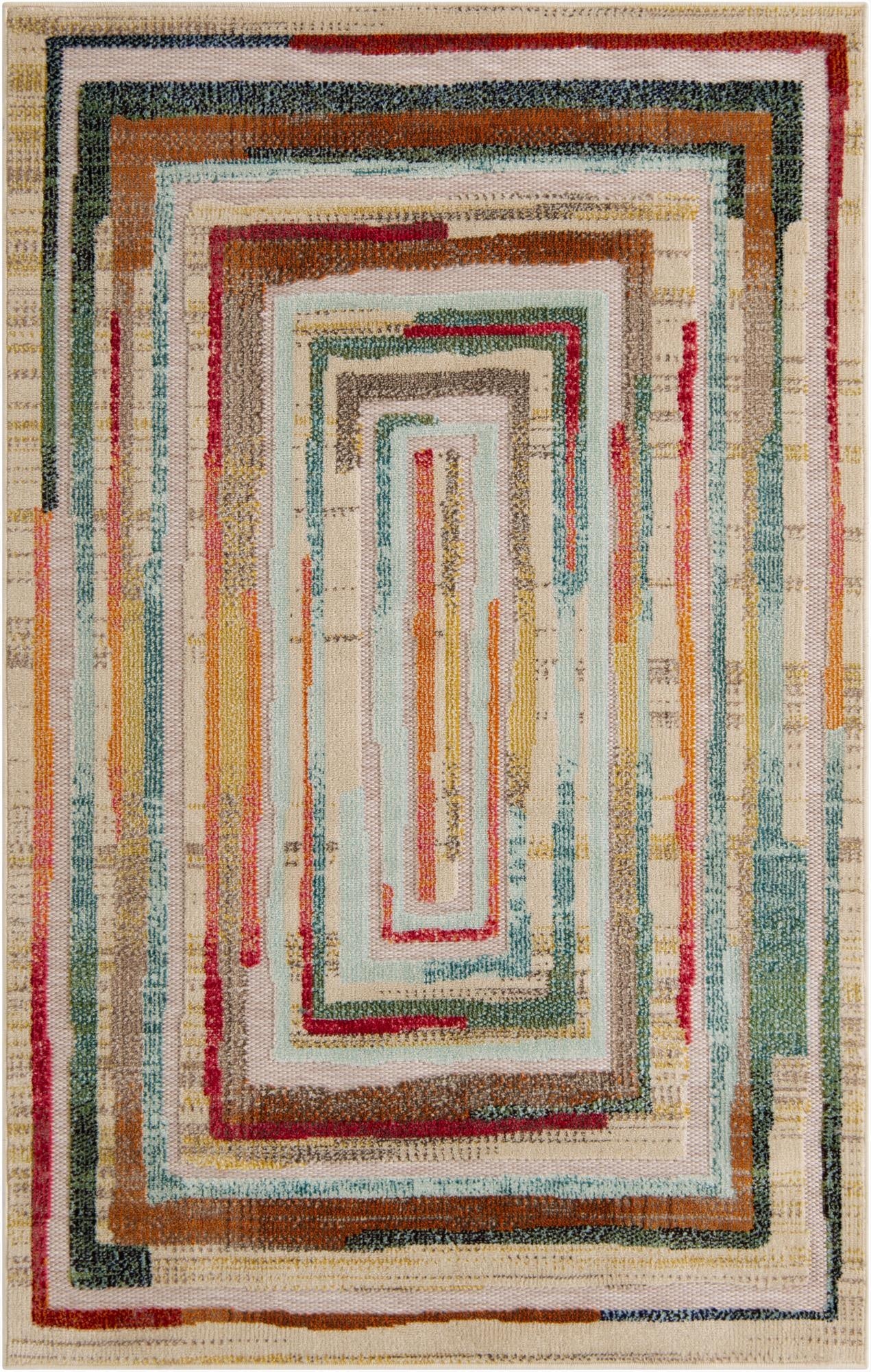 4' x 6'  Washable Casablanca Indoor / Outdoor Rug