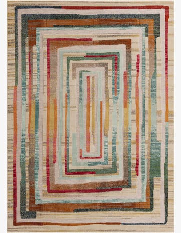 7' 10 x 10' Easy-Clean Casablanca Indoor / Outdoor Rug