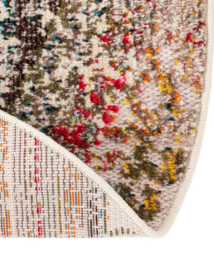 Detail image of 6' x 6'  Washable Casablanca Indoor / Outdoor Round Rug