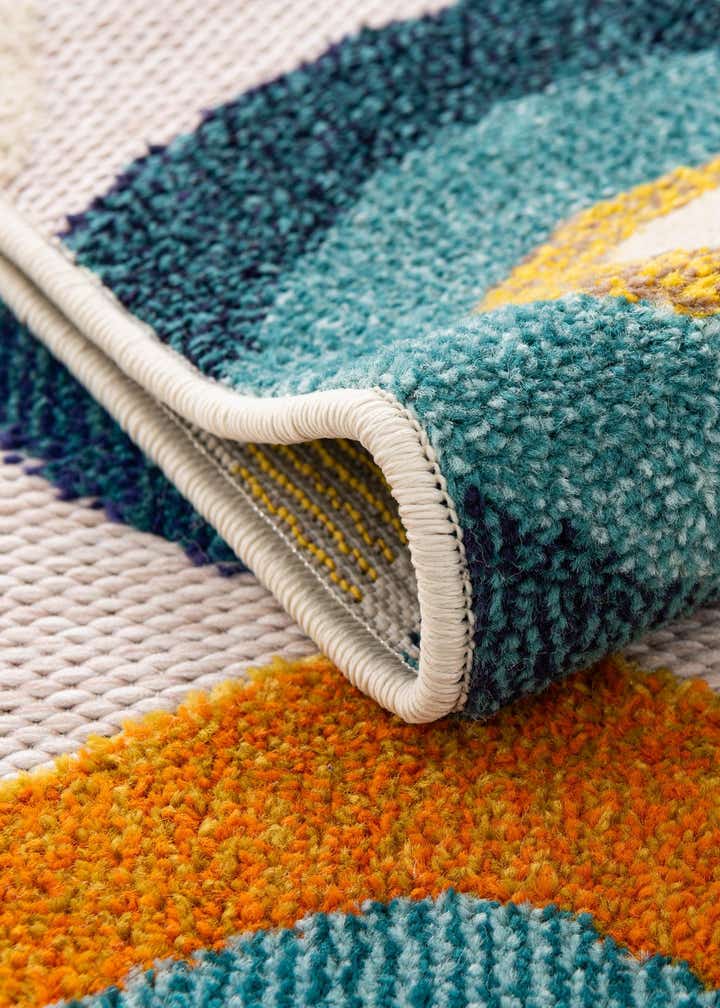 6' x 6' Easy-Clean Casablanca Indoor / Outdoor Round Rug