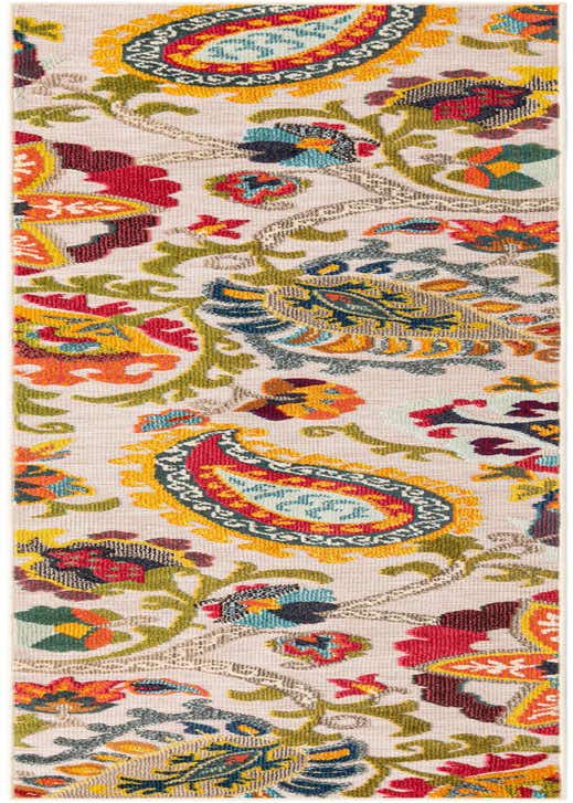 2' 7 x 10' Easy-Clean Casablanca Indoor / Outdoor Runner Rug