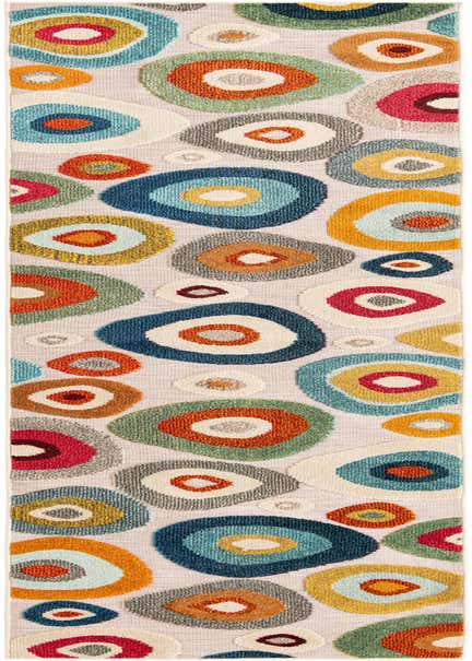 2' 7 x 12' Easy-Clean Casablanca Indoor / Outdoor Runner Rug