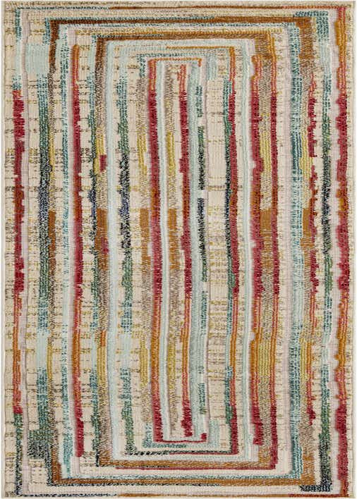 2' 7 x 10' Easy-Clean Casablanca Indoor / Outdoor Runner Rug