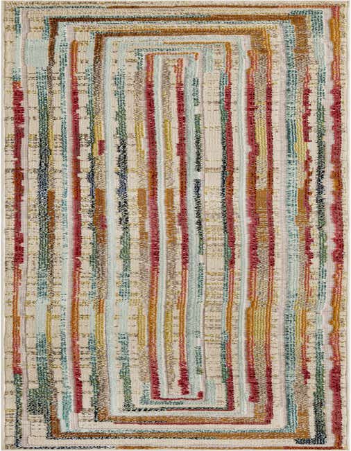 2' 7 x 10' Easy-Clean Casablanca Indoor / Outdoor Runner Rug