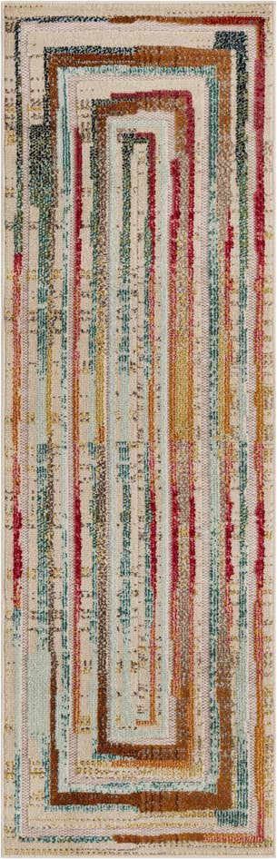 Detail image of 2' x 6' Easy-Clean Casablanca Indoor / Outdoor Runner Rug