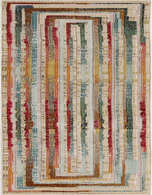 Detail image of 2' x 8' Easy-Clean Casablanca Indoor / Outdoor Runner Rug
