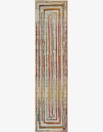 2' 7 x 10' Easy-Clean Casablanca Indoor / Outdoor Runner Rug