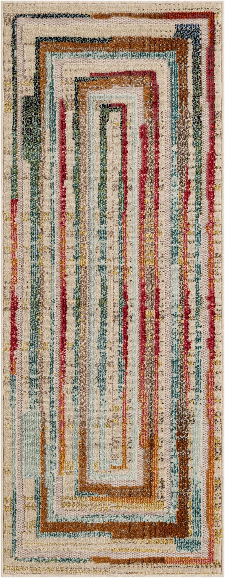 2' x 5'  Washable Casablanca Indoor / Outdoor Runner Rug