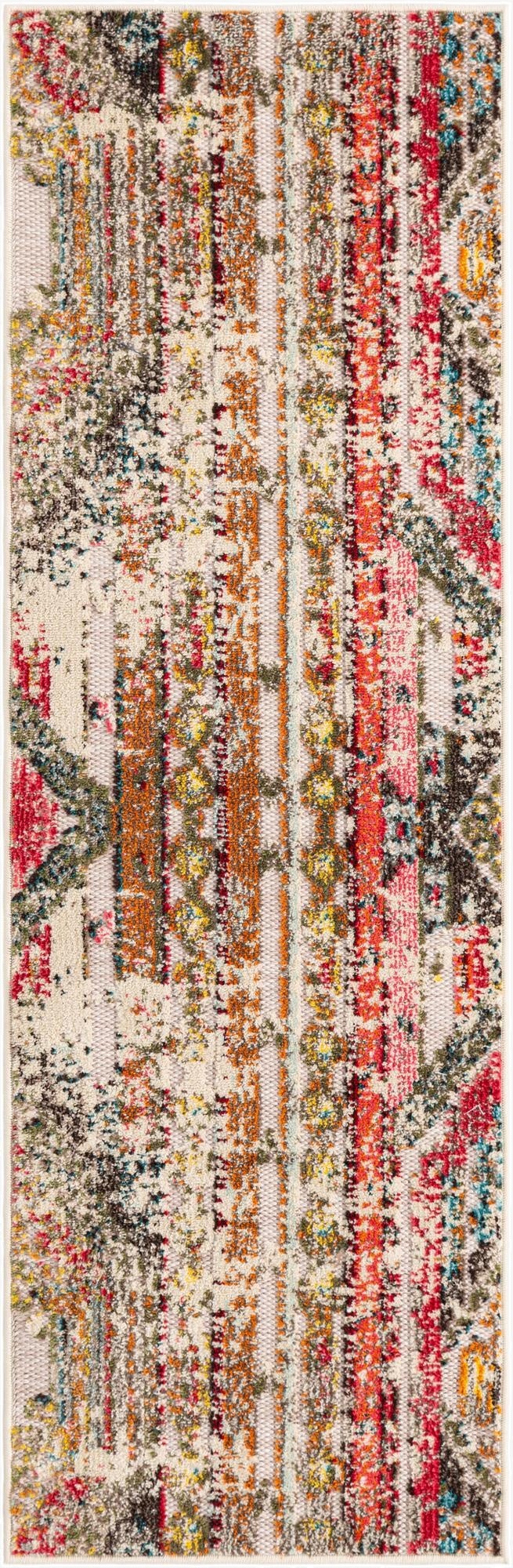 2' x 6'  Washable Casablanca Indoor / Outdoor Runner Rug