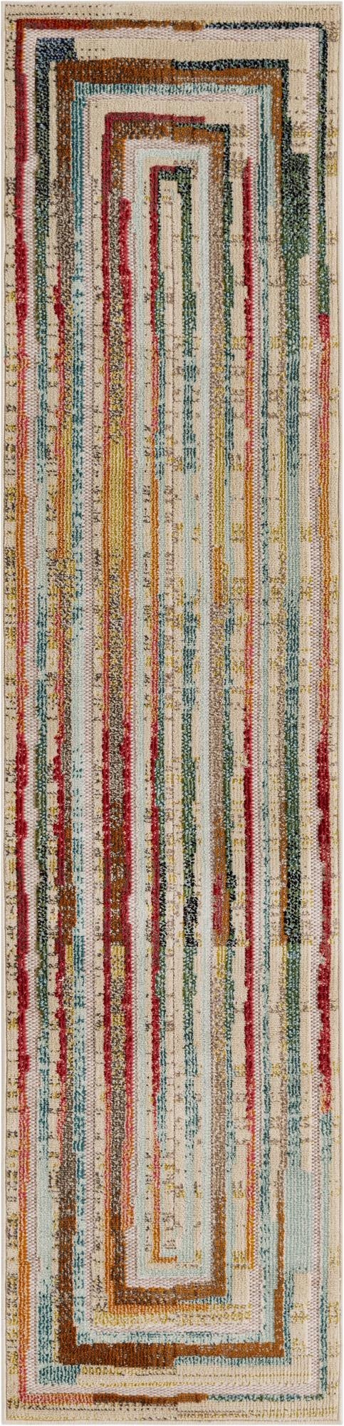 2' x 8'  Washable Casablanca Indoor / Outdoor Runner Rug