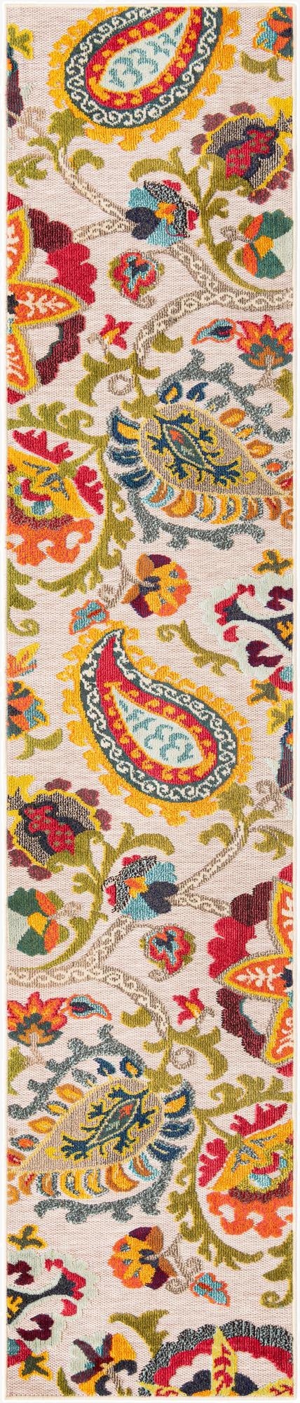 2' 7 x 12'  Washable Casablanca Indoor / Outdoor Runner Rug