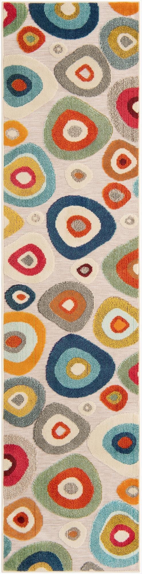 2' 7 x 10'  Washable Casablanca Indoor / Outdoor Runner Rug