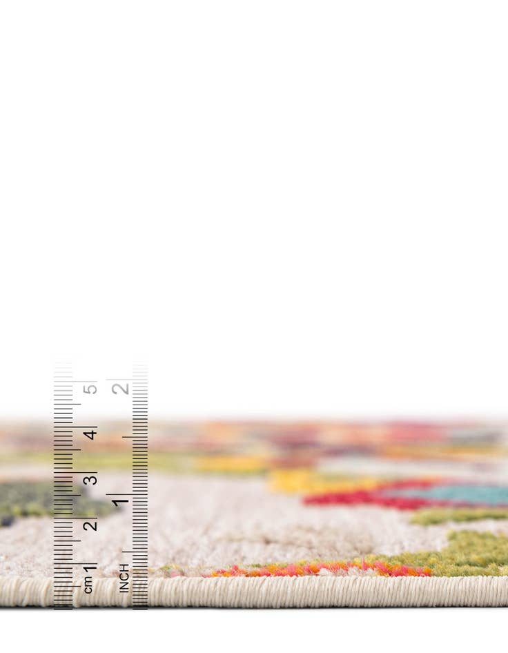 Detail image of 10' x 10' Easy-Clean Casablanca Indoor / Outdoor Square Rug