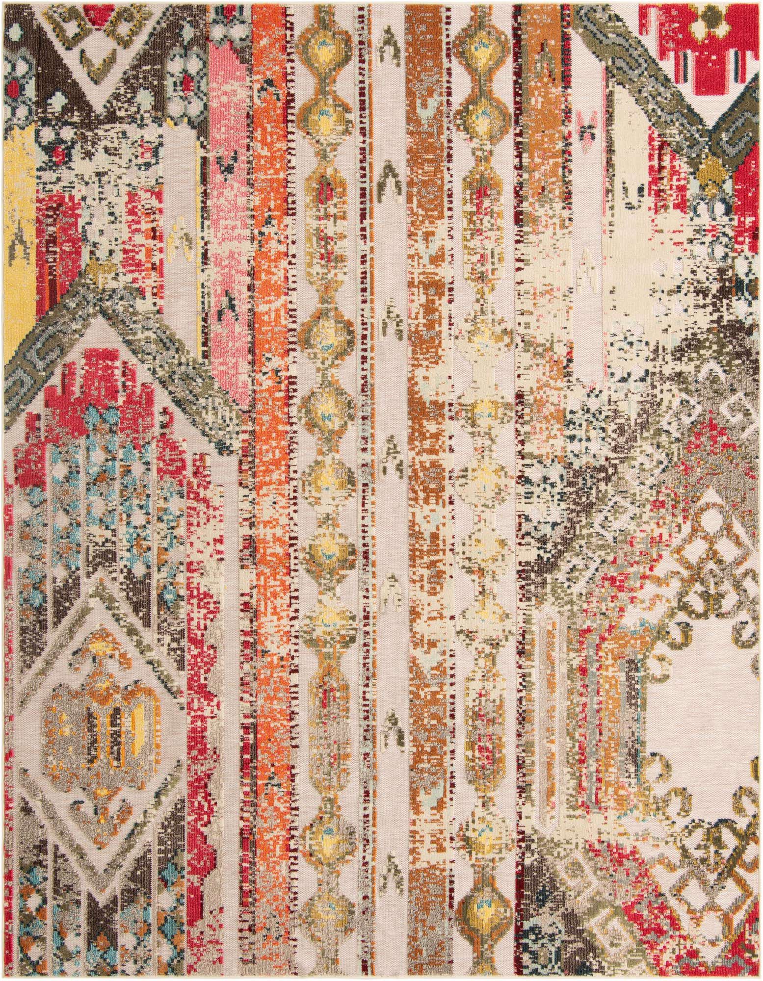 10' x 10' Easy-Clean Casablanca Indoor / Outdoor Square Rug